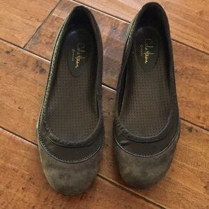 Cole Haan Women's Dark Brown Suede slip ons